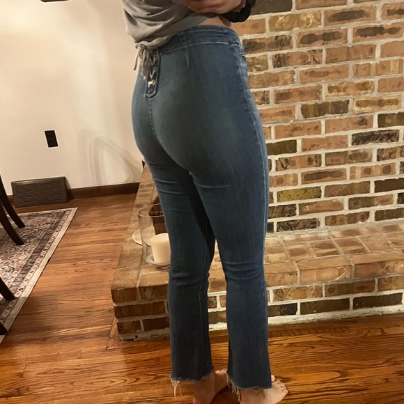 Mother The Laced Hustler Ankle in One Smart Cookie sz 27 - Picture 2 of 14